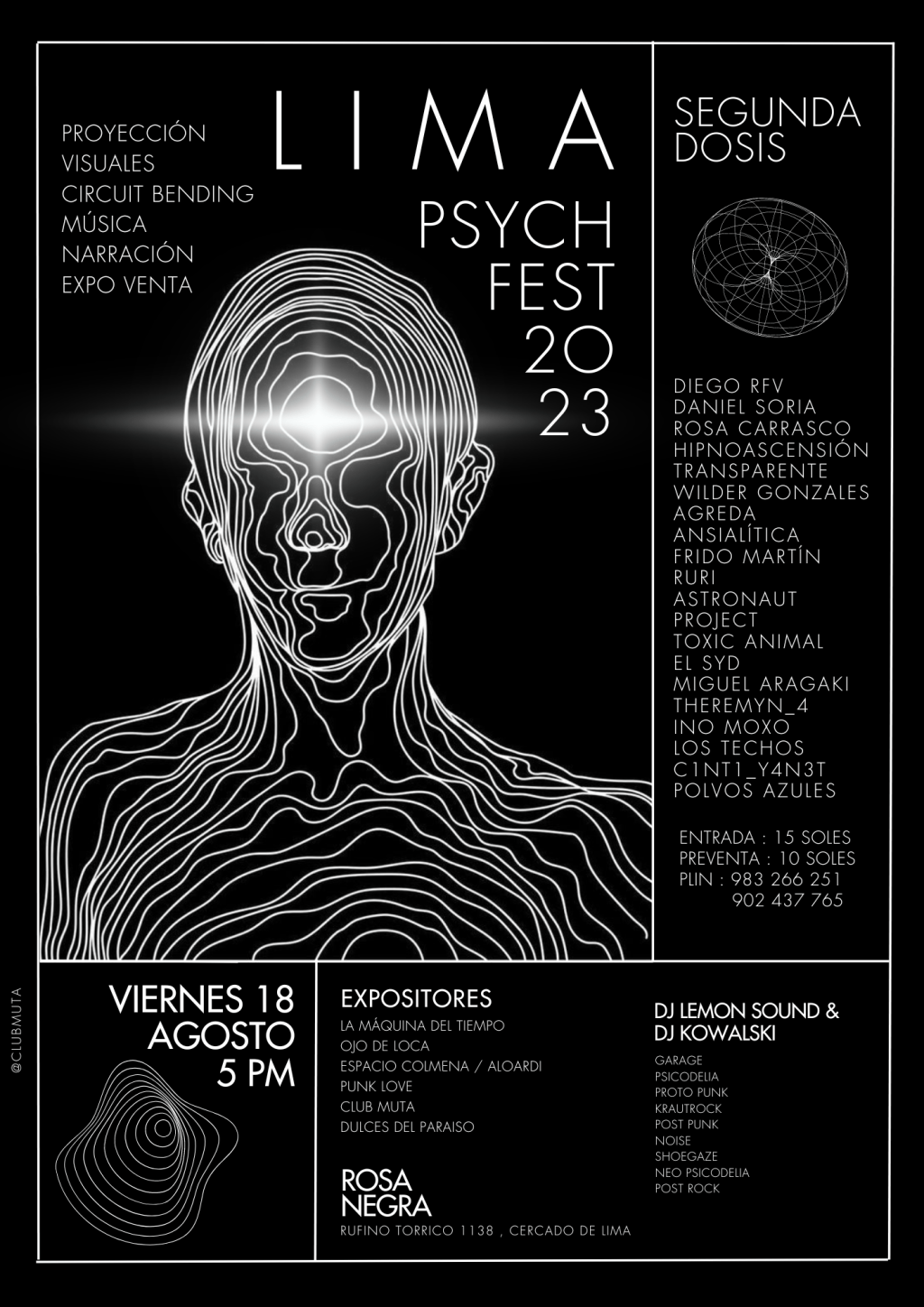 Lima Psych Fest: un espacio para la música peruana no&nbsp;convencional